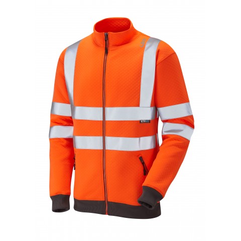 ISO 20471 Class 3 1/4 Zip Sweatshirt Orange